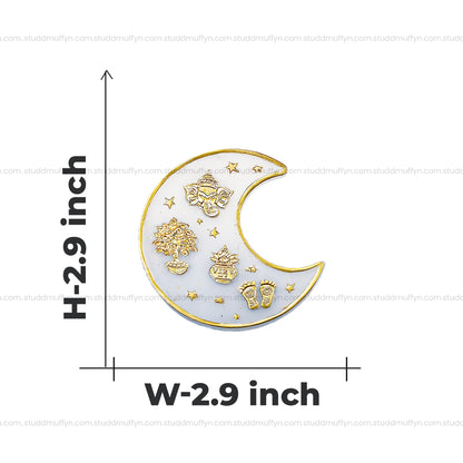 Vastu Shakti Moon Selenite Coaster