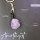 Amethyst Keyring