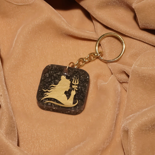 Shiva Pyrite Keyring