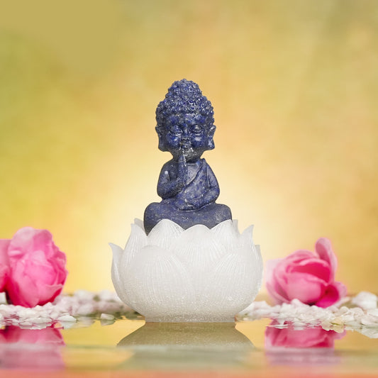 Lapis Lazuli Baby Buddha Idol