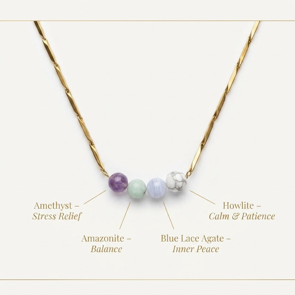 Anxiety Free Rice 24K Gold-Toned Chain
