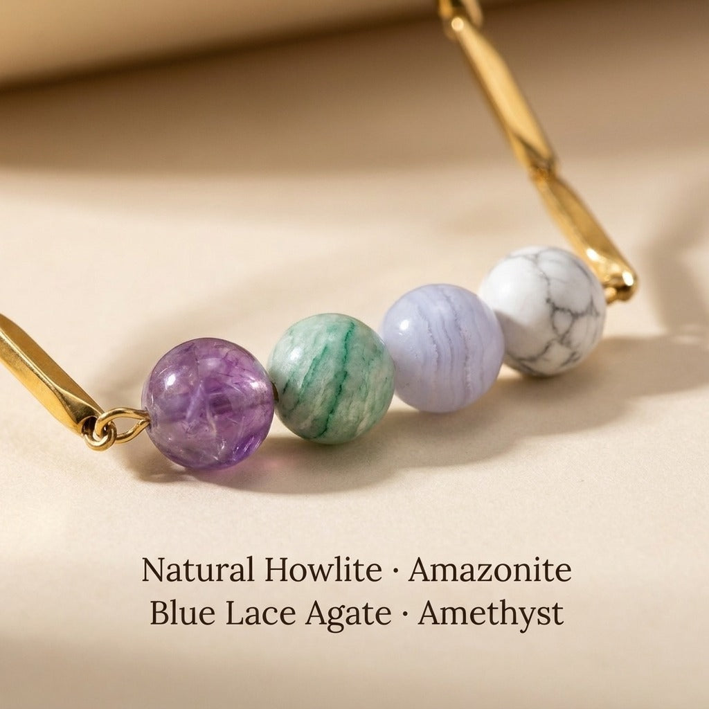 Anxiety Free Rice 24K Gold-Toned Chain