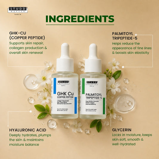 GHK-Cu Copper Peptide + Tripeptide Serum Duo