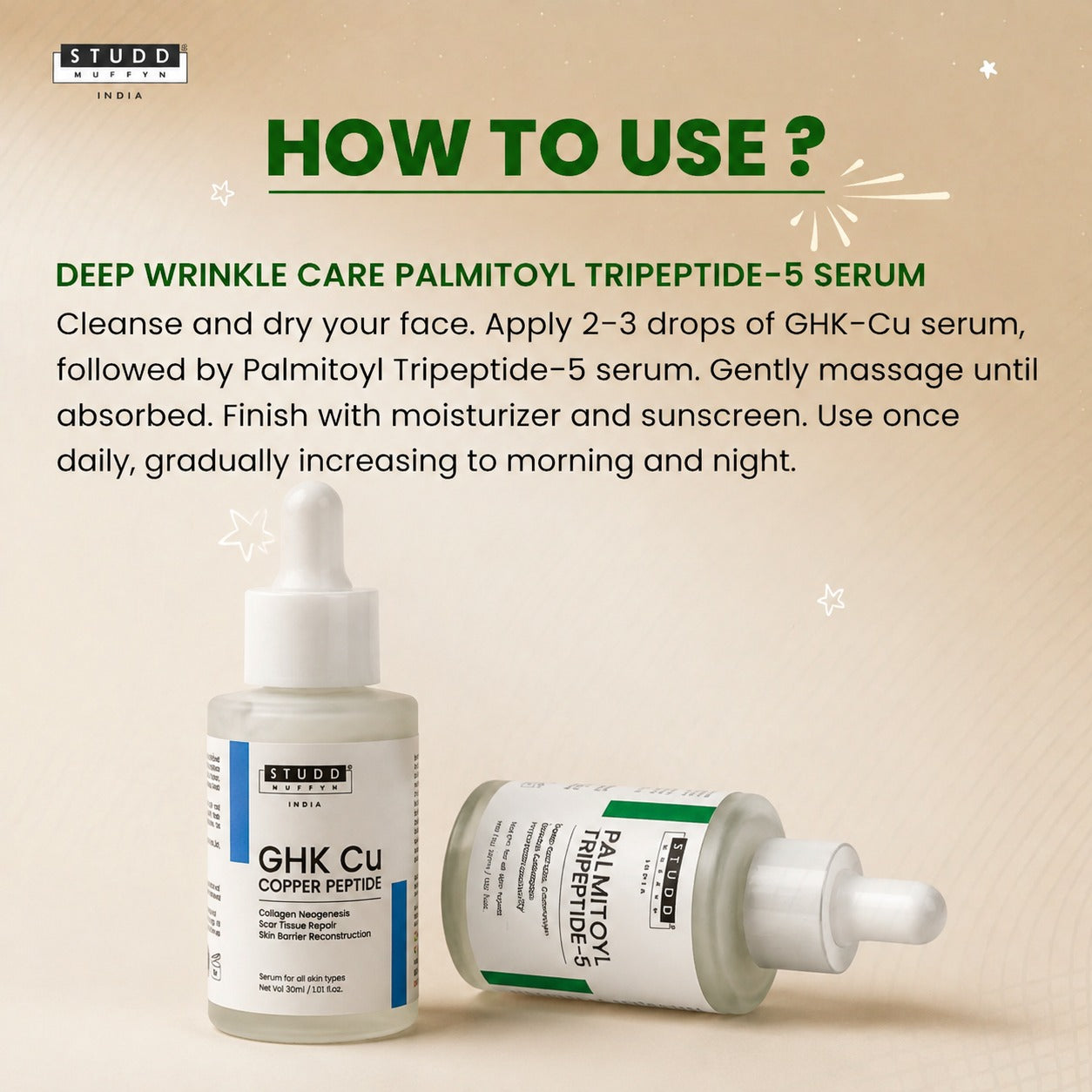 GHK-Cu Copper Peptide + Tripeptide Serum Duo