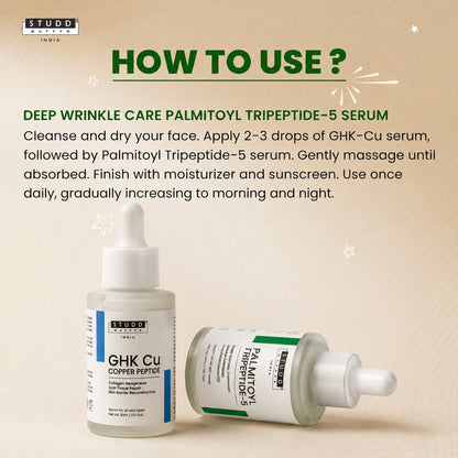 GHK-Cu Copper Peptide + Tripeptide Serum Duo