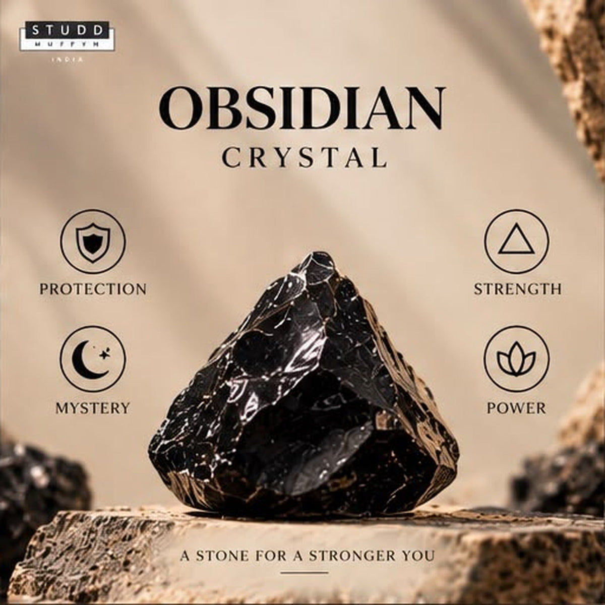 Obsidian Aura Attar – Crystal Infused