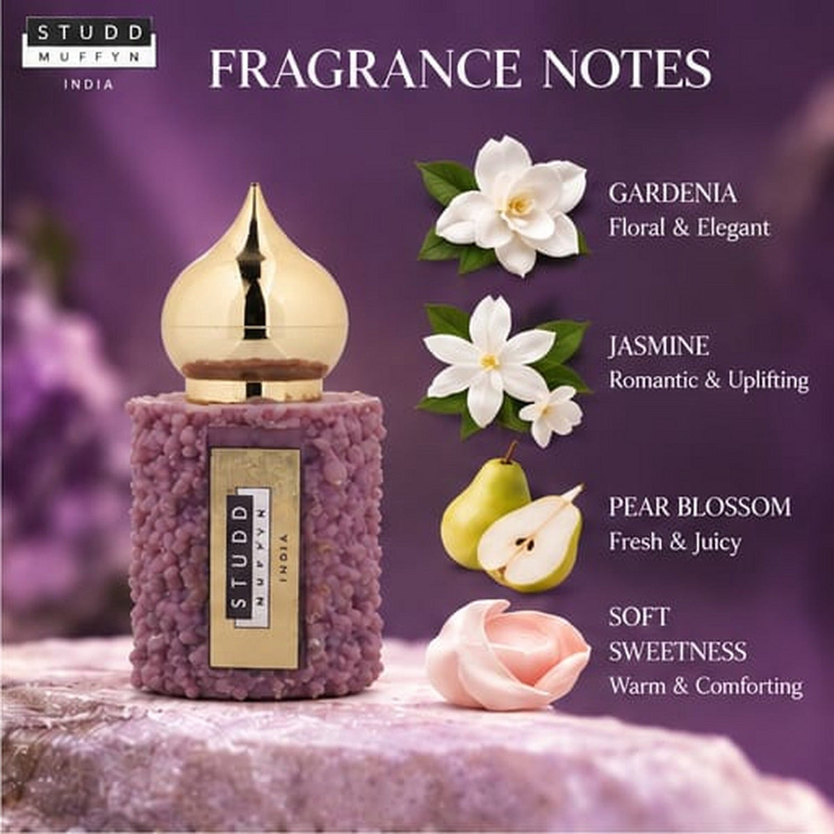 Amethyst Crystal Attar — Long Lasting