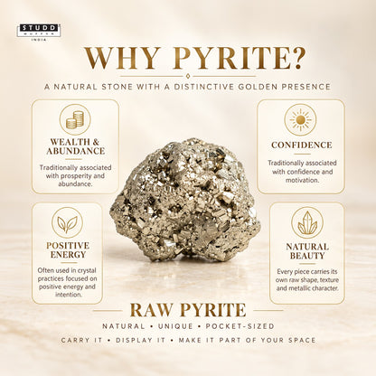 Raw Pyrite Pocket Geode (99)