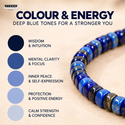 Lapis Lazuli Tila Bracelet