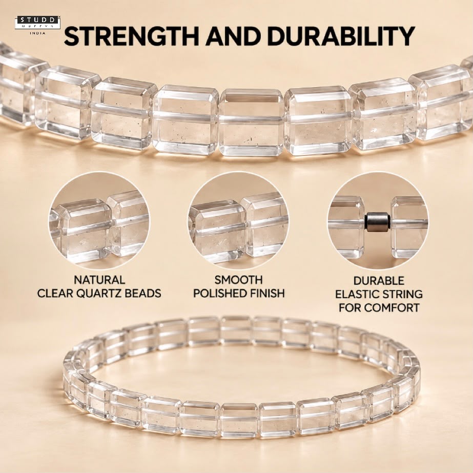 Clear Quartz Sleek Bracelet