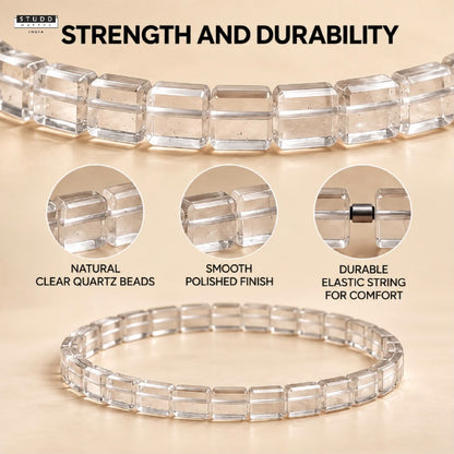 Clear Quartz Sleek Bracelet