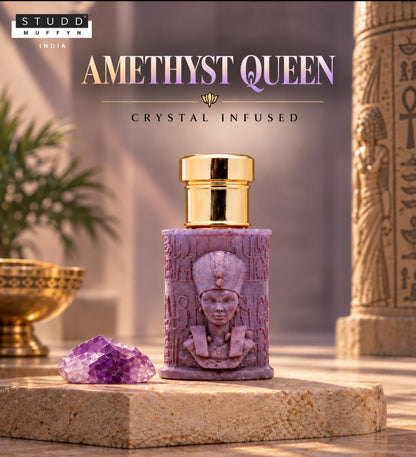 Amethyst Queen Crystal Infused Attar – 6 ml