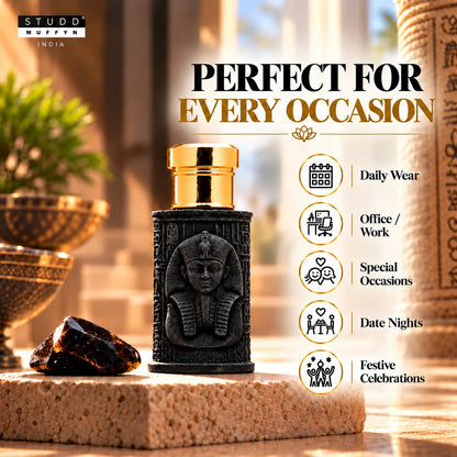 Obsidian King Crystal Infused Attar – 6 ml