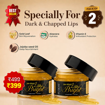 Lip Bright | Lip peel of mask [ Pack of 2 ]