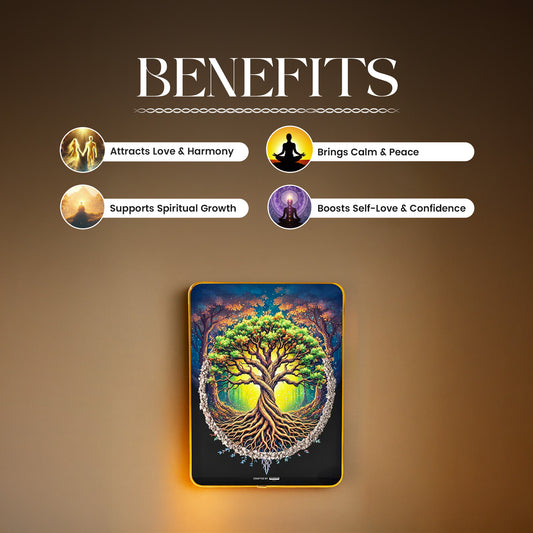 Whimsical Pyrite Tree of Life Plate [ Rectangle Plate ]