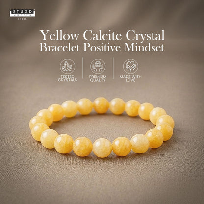 Yellow Calcite Crystal Bracelet
