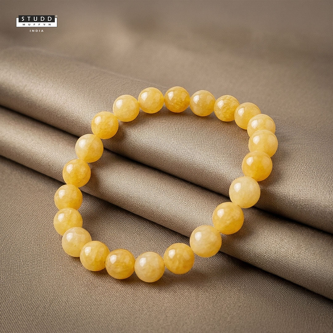 Yellow Calcite Crystal Bracelet