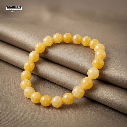 Yellow Calcite Crystal Bracelet
