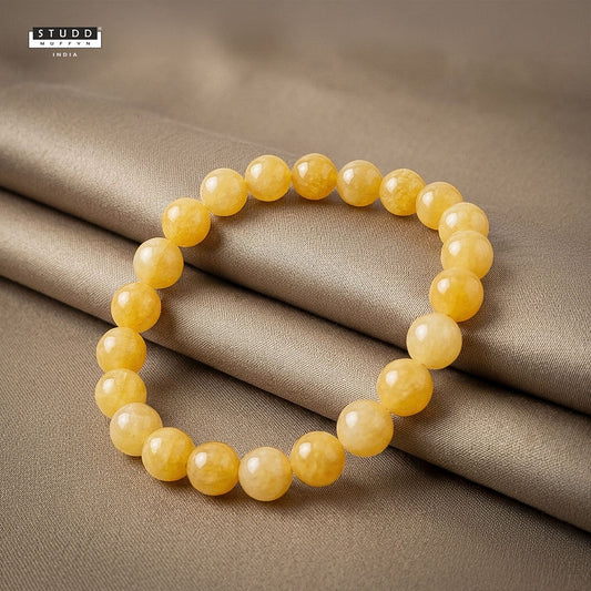 Yellow Calcite Crystal Bracelet