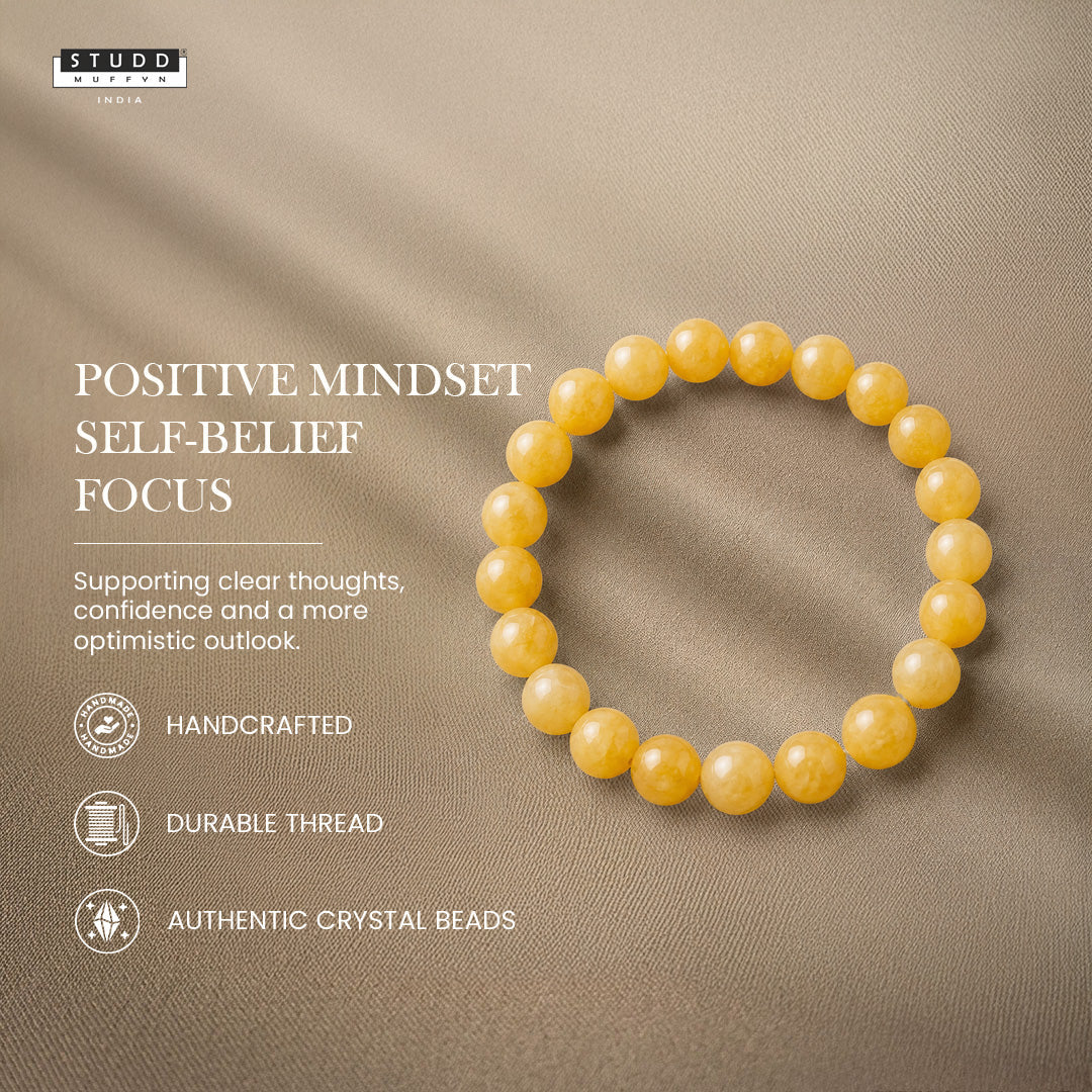 Yellow Calcite Crystal Bracelet