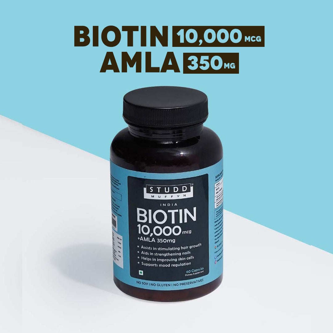 Biotin + Amla 10000mcg Capsules