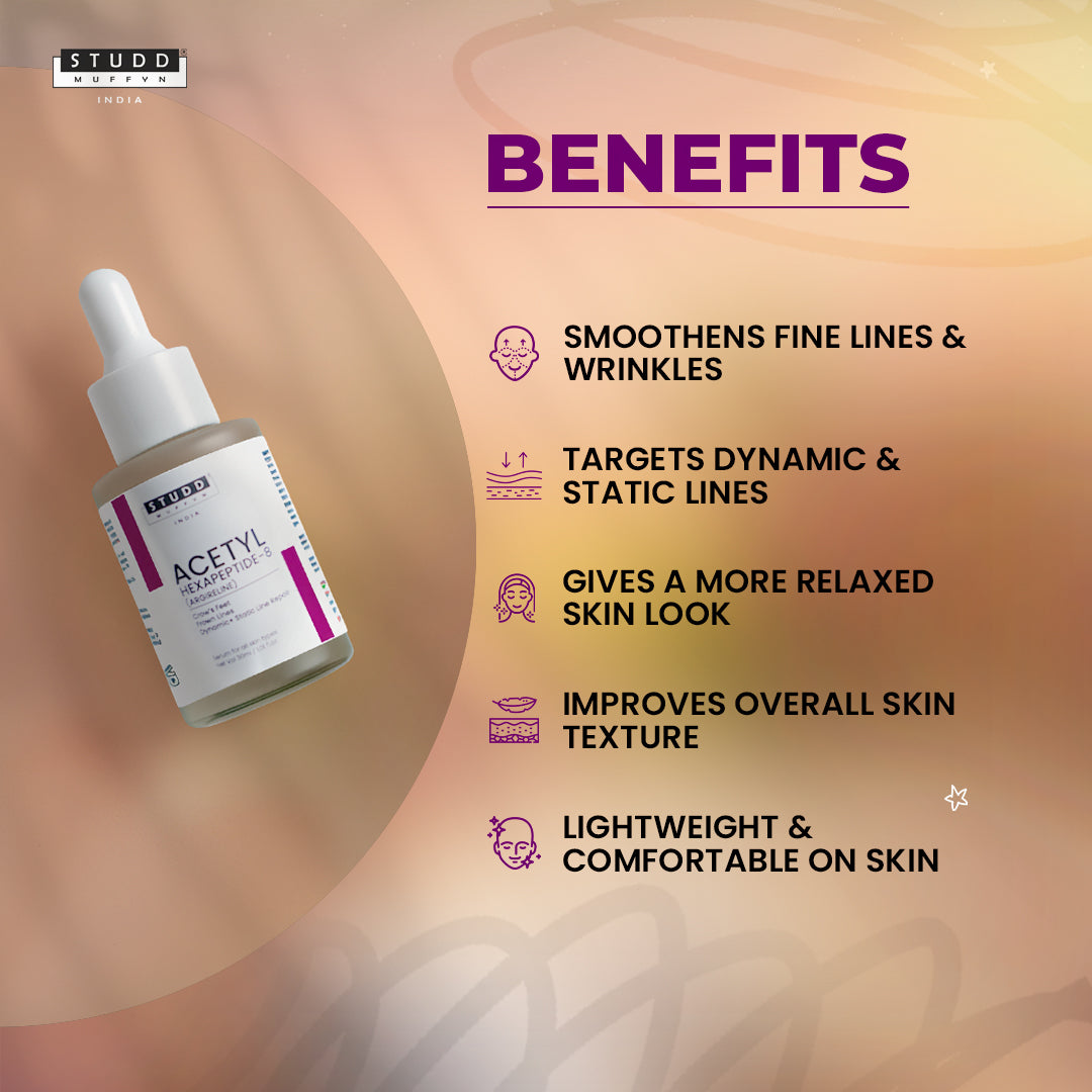 Acetyl Hexapeptide-8 Serum | Fine Line & Wrinkle Smoothing Care (30ml)