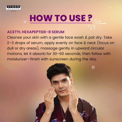 Acetyl Hexapeptide-8 Serum | Fine Line & Wrinkle Smoothing Care (30ml)
