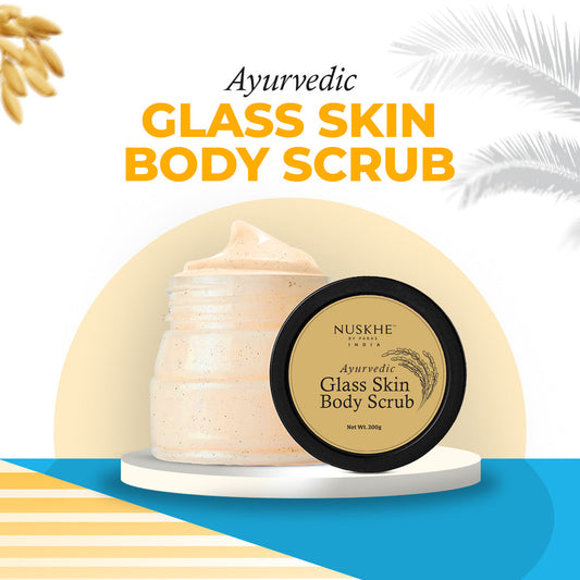 Ayurvedic Glass Skin Body Scrub I Pack of 2