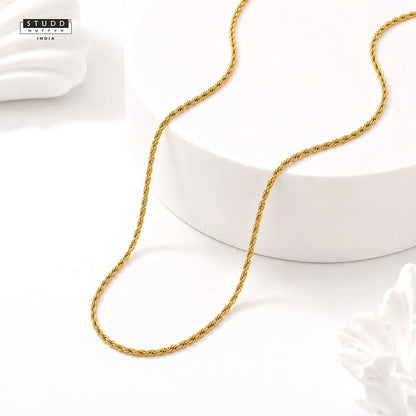 Signature Gold-Toned Rope Chain