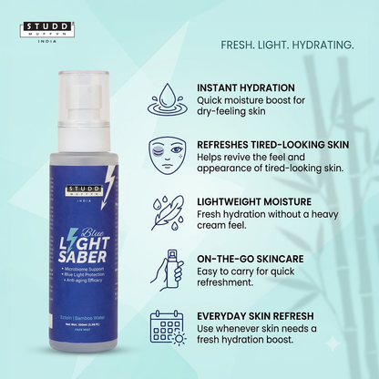 Bamboo Water Hydrating Face Mist | Blue Light Saber – 100ml