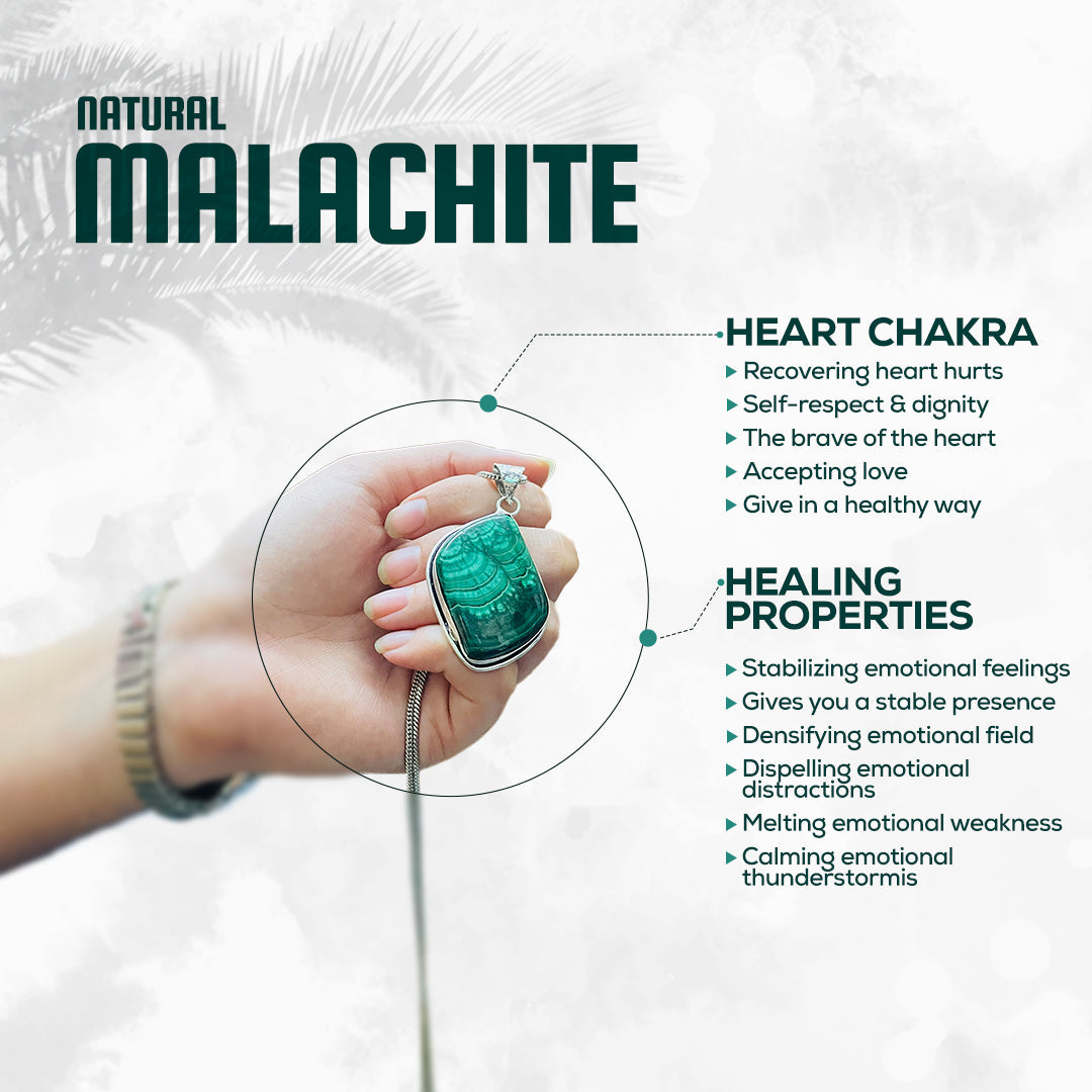 Green Malachite Pendant
