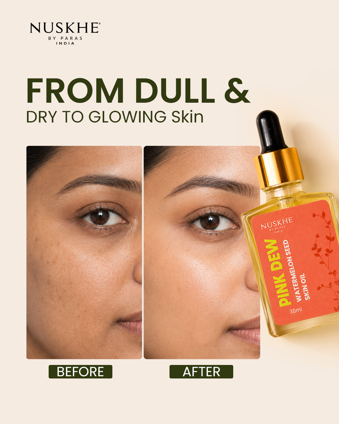 Pink Dew Watermelon Seed Skin Oil