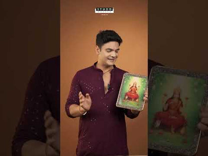 Goddess Lakshmi Pyrite Plate [Rectangle shape]