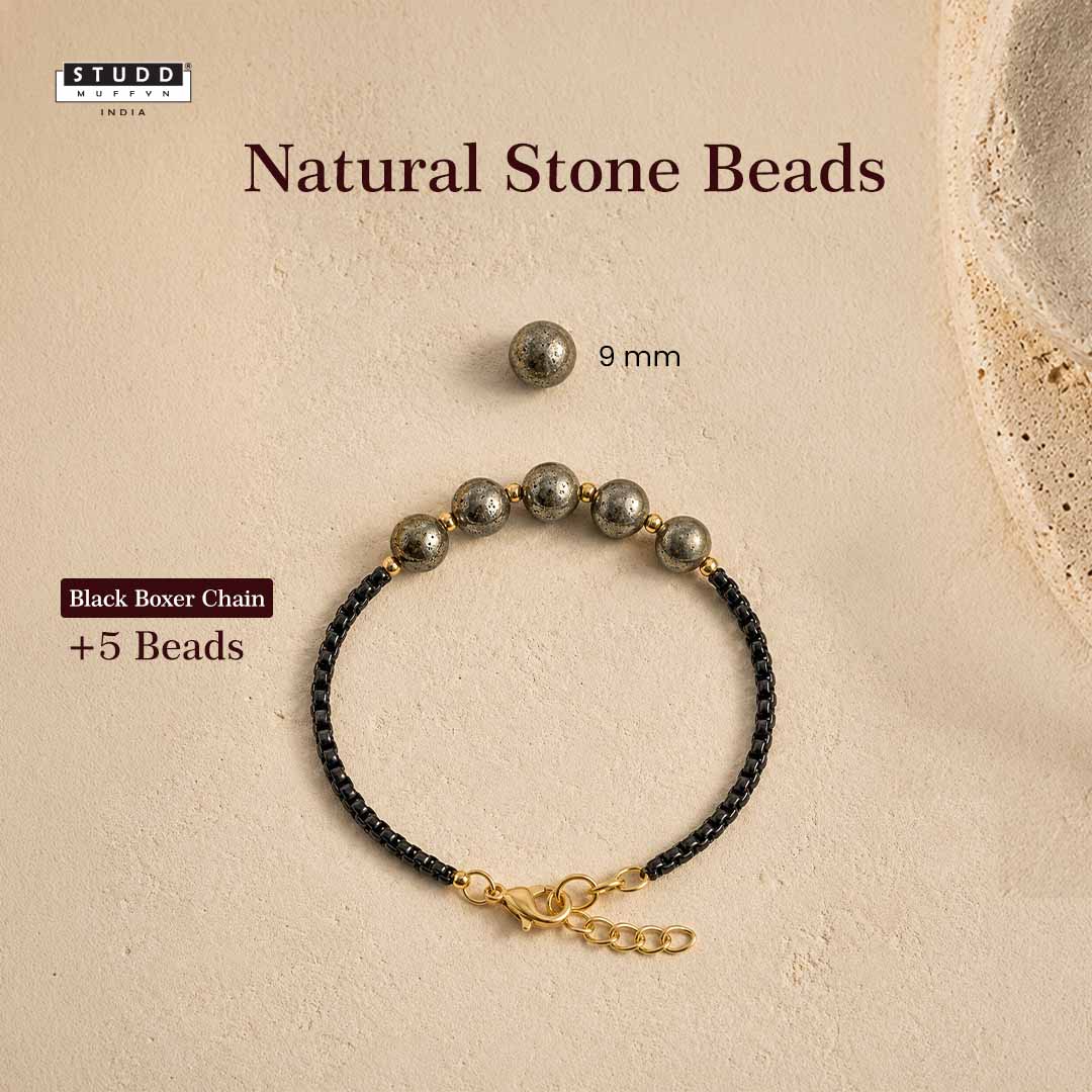 Pyrite Boxer Bracelet
