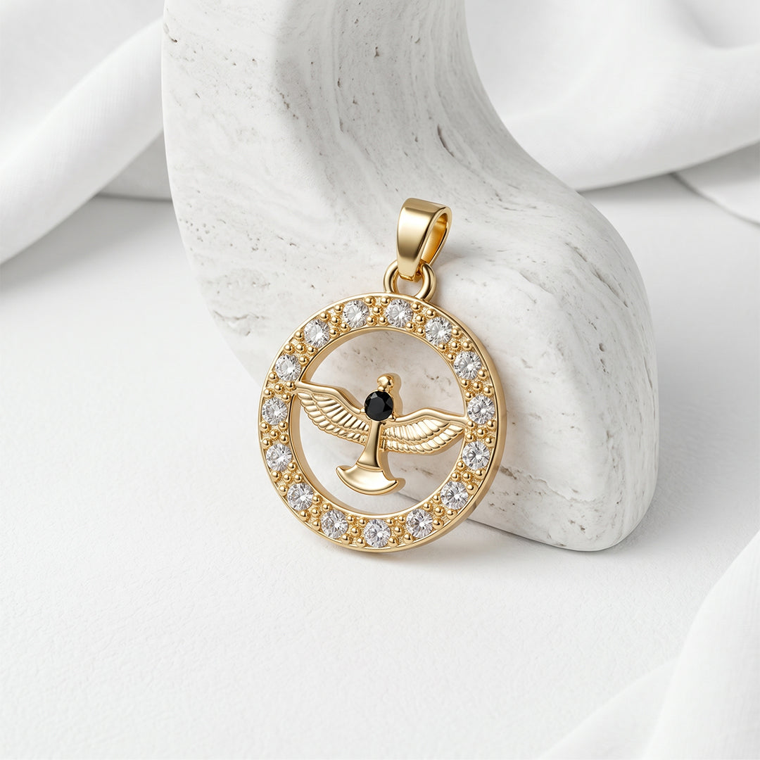 Crystal Eagle Pendant