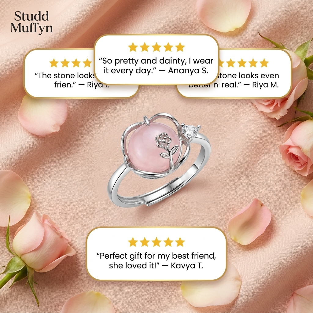 Rose Quartz Ring