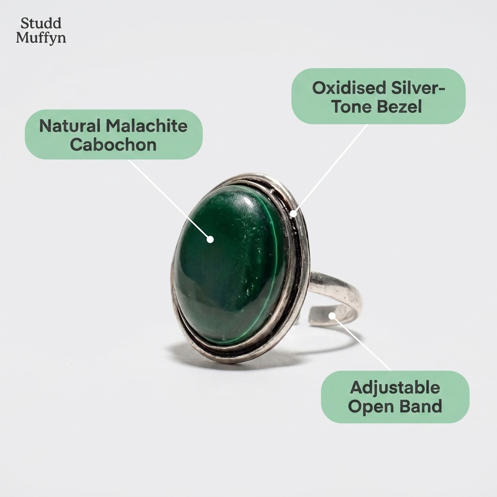 Green Malachite Ring