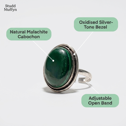 Green Malachite Ring