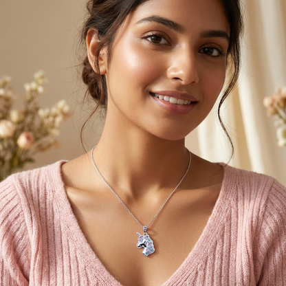 Unicorn Pendant - Silver Toned