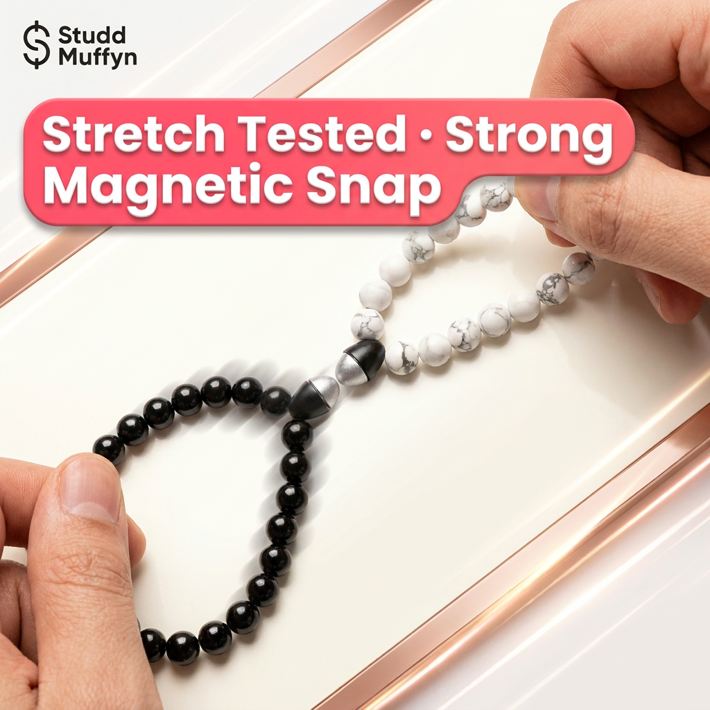 Stretch and magnetic hold durability test of the bracelet
