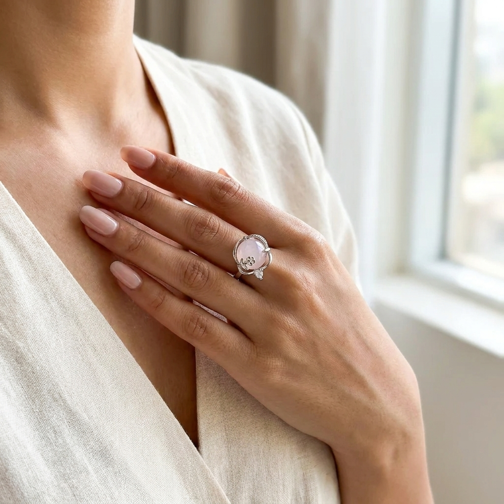 Rose Quartz Ring