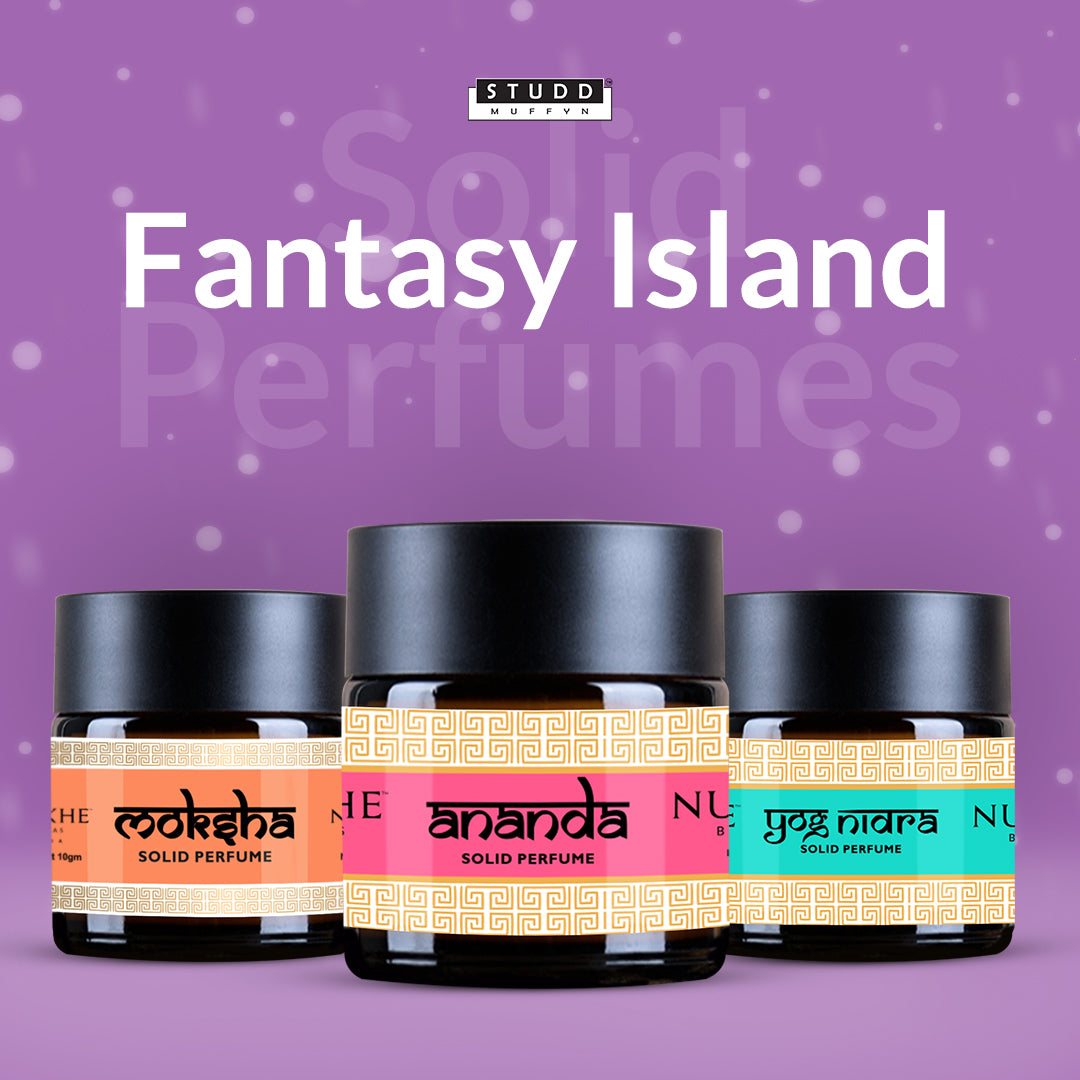Fantasy Island Solid Perfumes (Pack of 3) Nuskhe By Paras ✽ For Men & Women