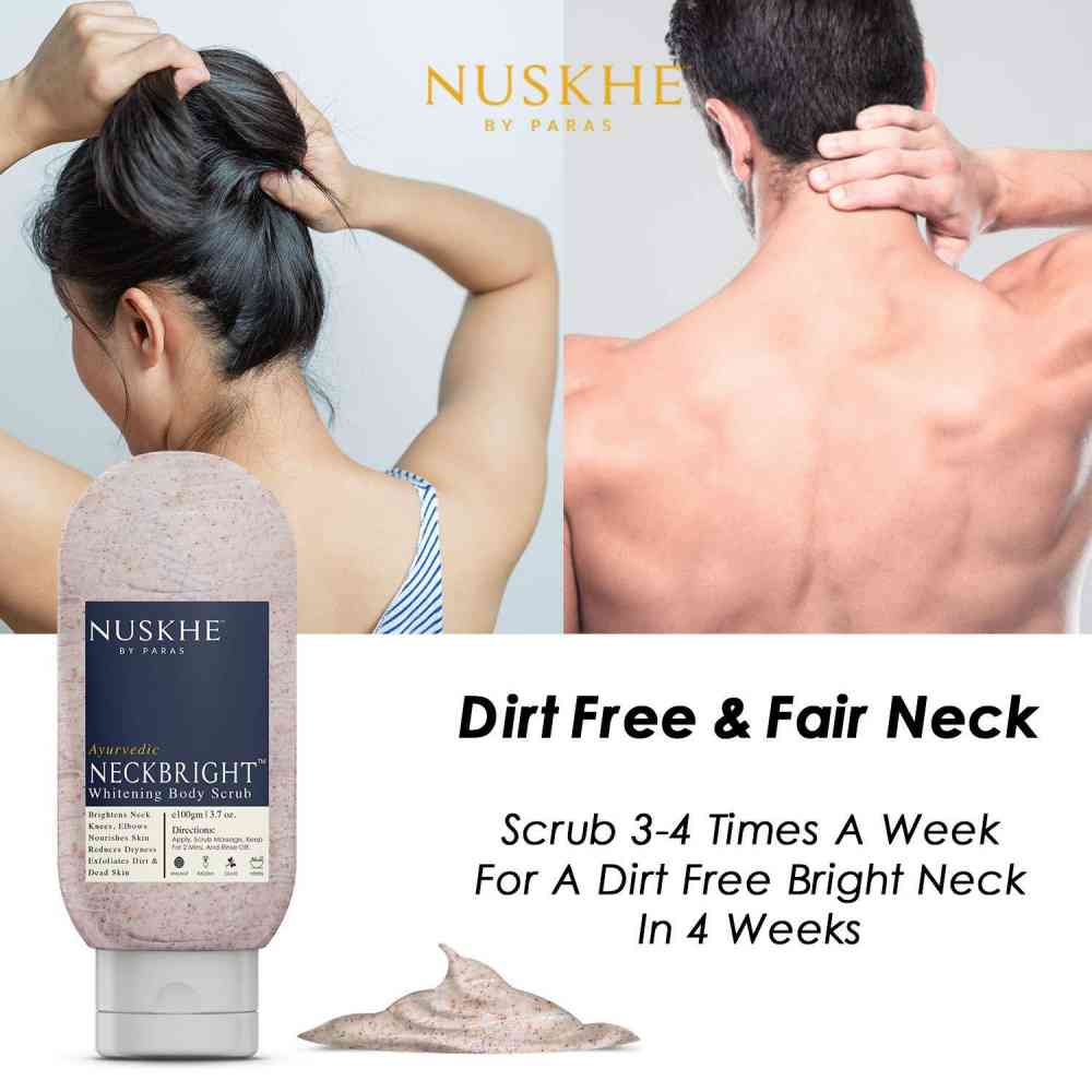 Nuskhe by Paras Neck Bright Body Scrub Dead Skin Remover With