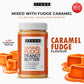 Studd Muffyn All Natural Caramel Fudge Peanut Butter-850gm | 30% Protein | Delicious Caramel | Non GMO | Vegan | Gluten Free| Cholesterol Free