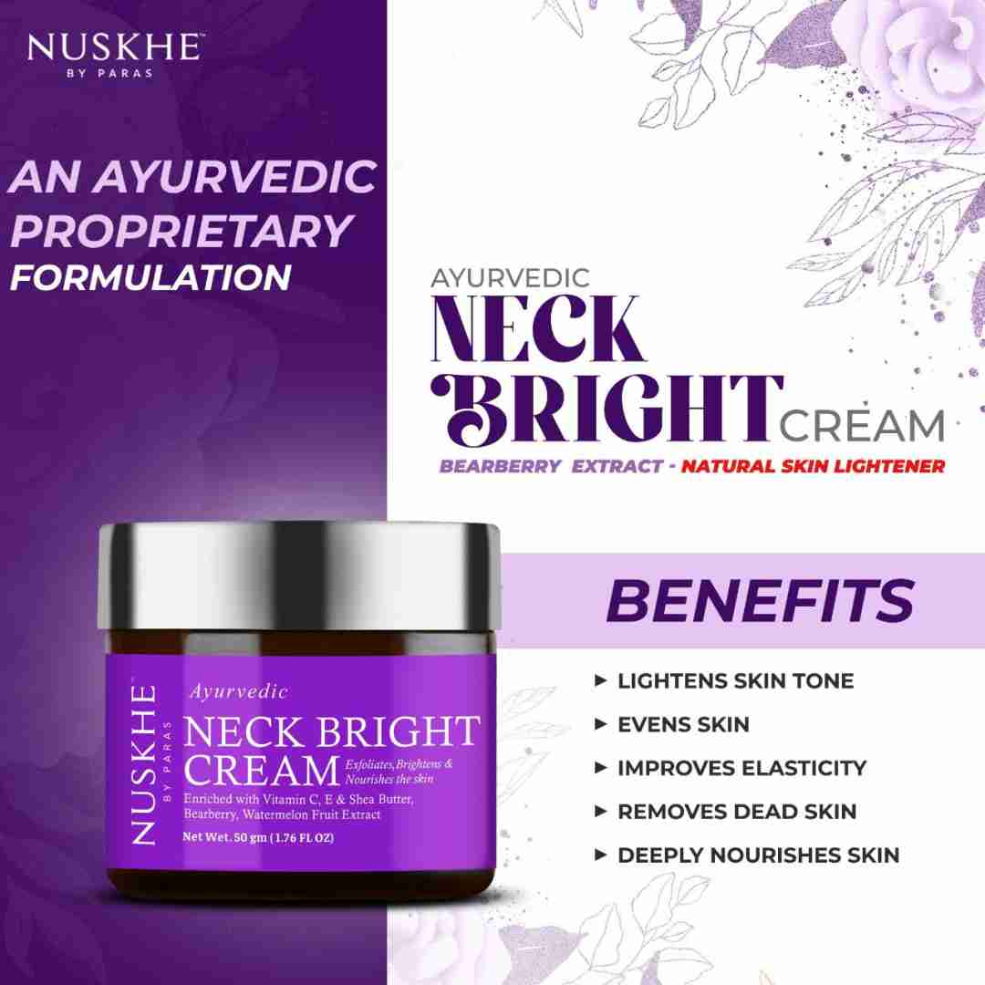 Nuskhe By Paras Ayurvedic Neckbright Cream-50 gm