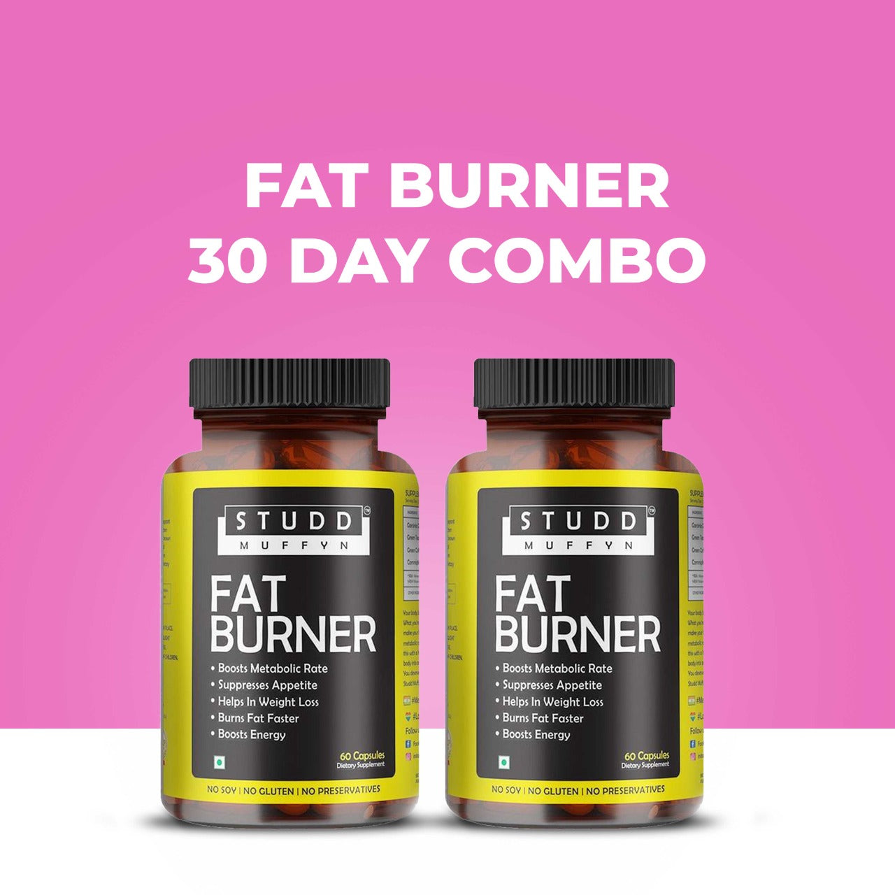 Studd Muffyn Fat Burner 30 day combo
