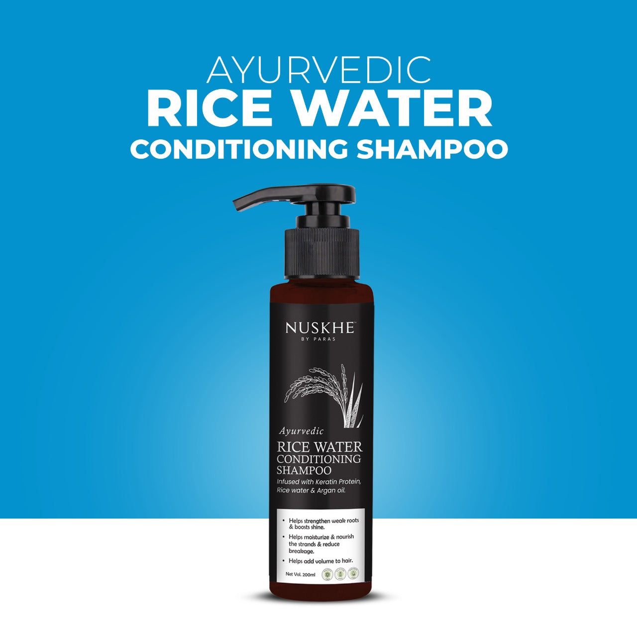 Ayurvedic Rice Water Conditioning Shampoo