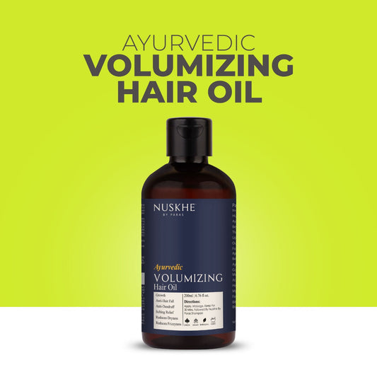 Nuskhe by Paras Ayurvedic Volumizing Hair Oil For Growth, Anti Hair Fall, Dryness, Dull Damaged Hair Repair & Anti Frizz ( 200 ml- Unisex)