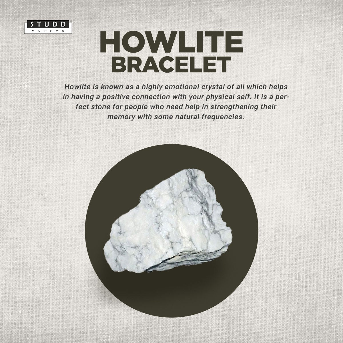 Howlite Bracelet | De Stress | Heal | Peace