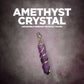 Amethyst Crystal (Wearable Pendant without chain) to promote calmness